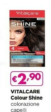 Acqua & Sapone Vitalcare colour shine colorazione capelli offerta