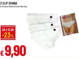 Galassia 3 Slip Donna in Cotone Elasticizzato Norway offerta