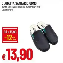 Galassia Ciabatta Santario Uomo offerta