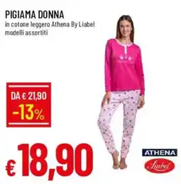 Galassia Pigiama donna Athena By Liabel offerta