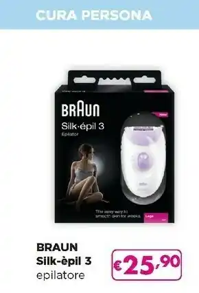 Acqua & Sapone Braun silk-épil 3 3-170 epilatore viola offerta
