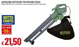 Galassia Aspiratore/soffiatore trituratore foglie Kombo offerta
