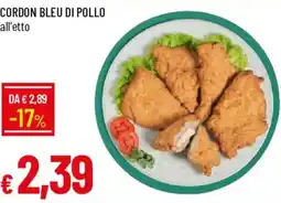 Galassia Cordon bleu di pollo offerta