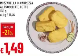 Galassia Mozzarella in carrozza al prosciutto cotto offerta