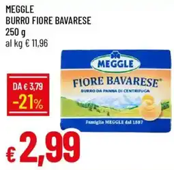 Galassia Burro fiore bavarese Meggle offerta