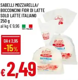 Galassia Sabelli Mozzarella Bocconcini Fior di Latte offerta