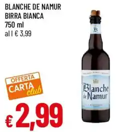 Galassia Blanche de Namur birra bianca offerta
