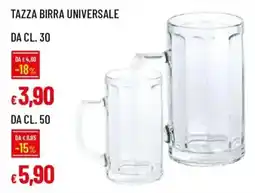 Galassia Tazza birra universale offerta