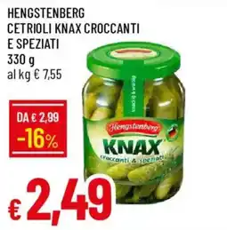 Galassia Hengstenberg cetrioli knax croccanti e speziati offerta