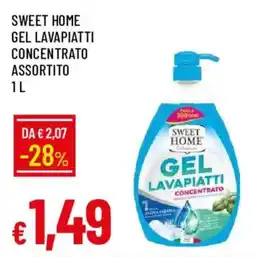 Galassia Sweet Home gel lavapiatti concentrato offerta