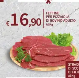 SpeSì Fettine per pizzaiola di bovino adulto offerta