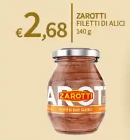 SpeSì Zarotti filetti di alici classici offerta