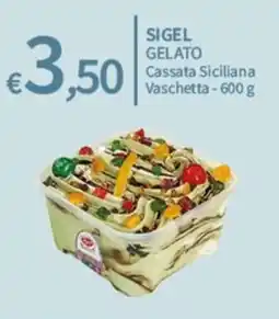 SpeSì Sigel gelato cassata siciliana offerta