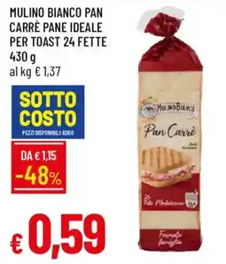 Galassia Mulino Bianco Pan Carrè offerta