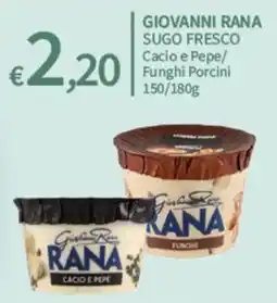 SpeSì Giovanni Rana Sugo Fresco Cacio e Pepe offerta