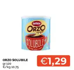 Mercatò selex orzo solubile offerta