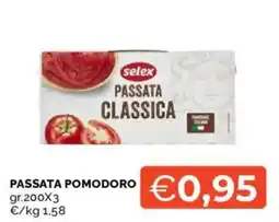 Mercatò selex passata classica offerta