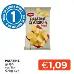 Mercatò Patatine Setex offerta