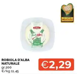 Mercatò Robiola d'Alba naturale offerta
