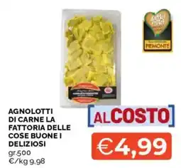 Mercatò Agnolotti di carne La fattoria delle cose buone i deliziosi offerta