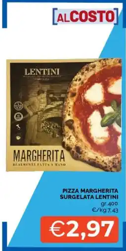 Mercatò Pizza Margherita surgelata Lentini offerta