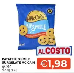 Mercatò Patate kid smile surgelate mc cain offerta