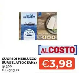 Mercatò Cuori di merluzzo surgelati Ocean47 offerta
