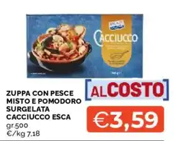 Mercatò Zuppa con pesce misto e pomodoro surgelata Cacciucco Esca offerta