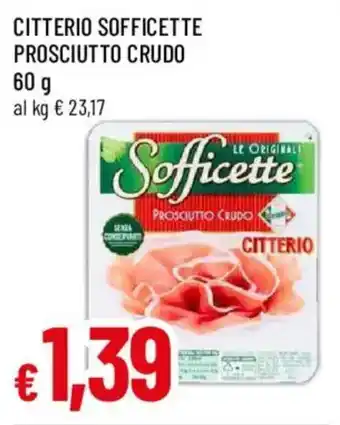 Sofficette prosciutto crudo