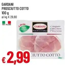 Galassia superstore Gardani Prosciutto cotto offerta