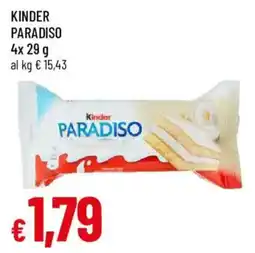 Galassia superstore Kinder Paradiso offerta
