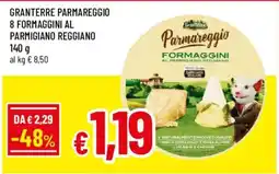 Galassia superstore GranTerre Parmareggio formaggini al parmigiano reggiano offerta