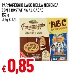 Galassia superstore Parmareggio l'ABC della merenda con crostatina al cacao offerta