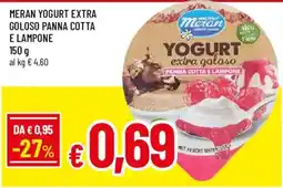 Galassia superstore Meran yogurt extra goloso panna cotta e lampone offerta