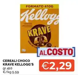 Mercatò Cereali Choco Krave Kellogg's offerta