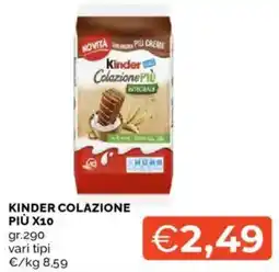 Mercatò Kinder Colazione Più offerta