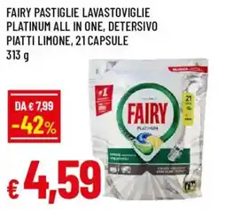 Galassia superstore Fairy pastiglie lavastoviglie platinum all in one offerta