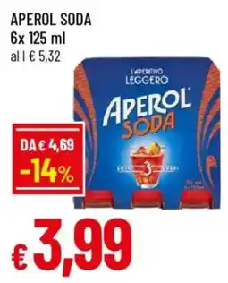 Galassia superstore Aperol Soda offerta