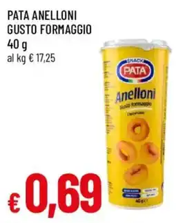 Galassia superstore Pata anelloni gusto formaggio offerta