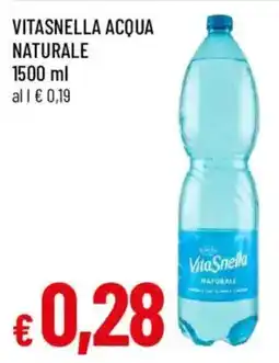 Galassia superstore VitaSnelia acqua naturale offerta