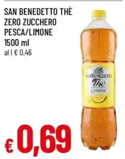 Galassia superstore San Benedetto Thè Zero Zucchero Pesca/Limone offerta