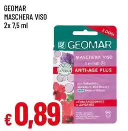 Galassia superstore Geomar maschera viso offerta