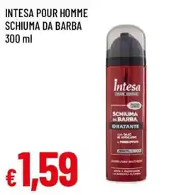 Galassia superstore Intesa schiuma da barba idratante offerta