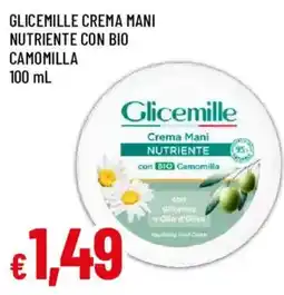 Galassia superstore Glicemille Crema Mani Nutriente con Bio Camomilla offerta