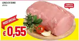 Galassia superstore Lonza di suino offerta