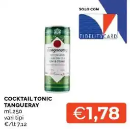 Mercatò Cocktail tonic Tanqueray offerta