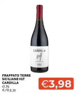 Mercatò Frappato Terre Siciliane IGT Cardilla offerta