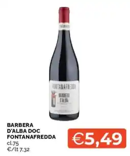 Mercatò Barbera d'alba doc Fontanafredda offerta