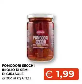 Pomodori secchi in olio di semi di girasole