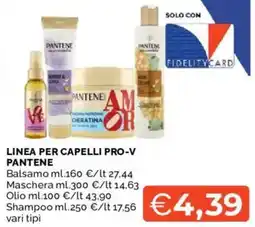 Mercatò Linea per capelli pro-v pantene offerta